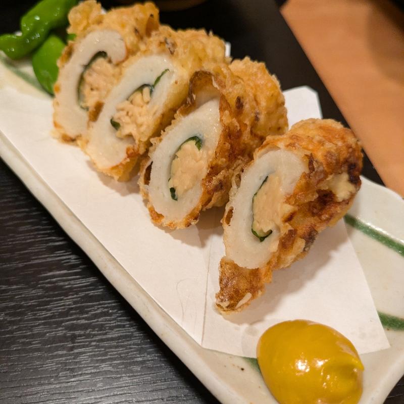 ちくわ納豆(庄内魚河岸酒場潮彩)