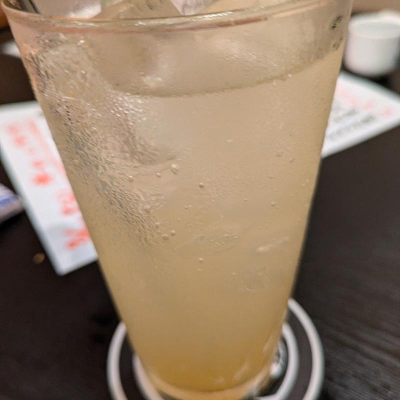 山形ラ・フランスソーダ(庄内魚河岸酒場潮彩)