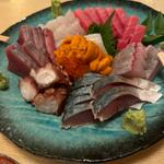 刺身盛り合わせ(旬魚・季楽)