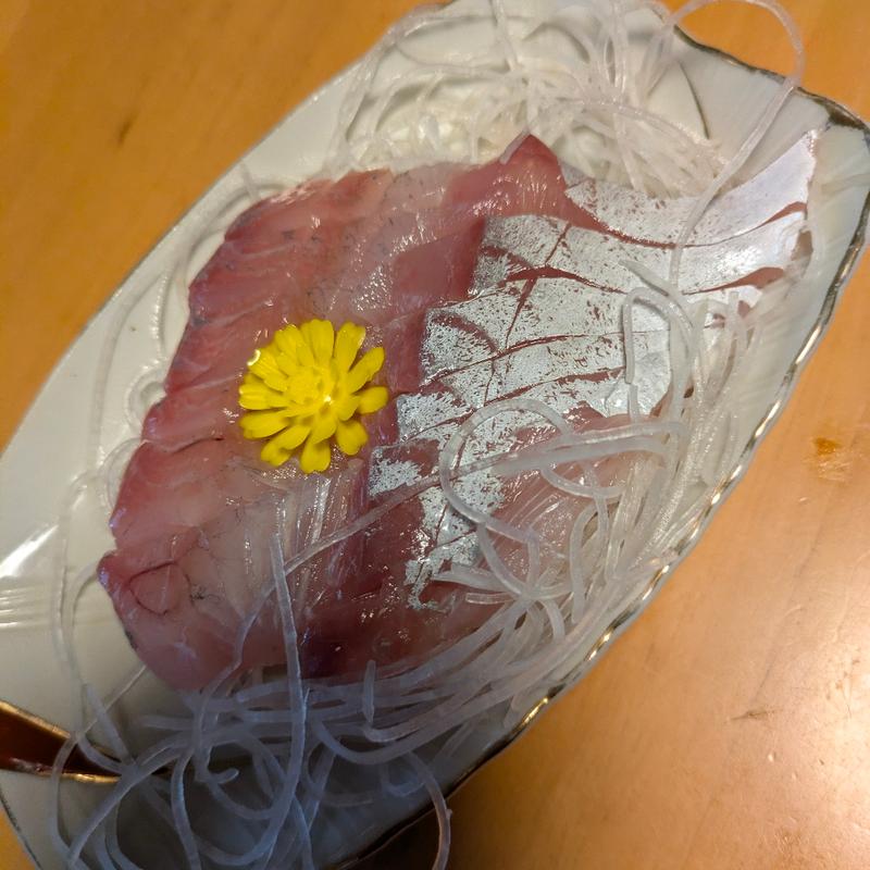 カンパチのお造り(心輝水産)