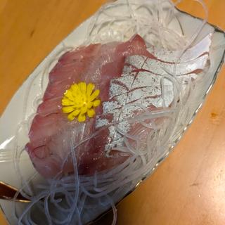 カンパチのお造り(心輝水産)