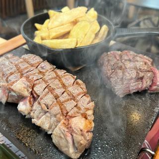 サーロイン300g＆信州アルプス牛　うちもも150g(サクレフルール軽井沢)