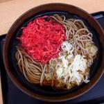 紅生姜天そば