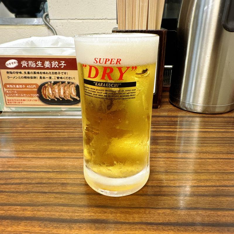 生ビール(百麺 中目黒 （ぱいめん）)