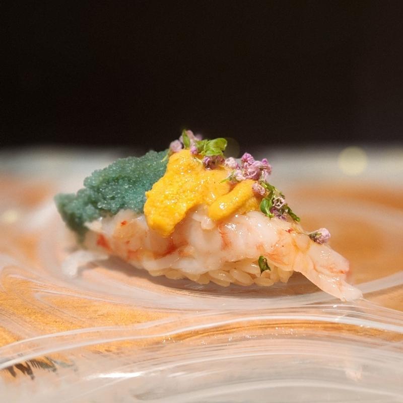 名物 ボタンエビ(熟成鮨利他)