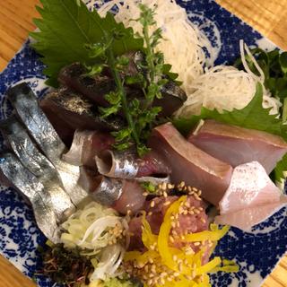刺身盛り5種(鳩乃湯（はとのゆ）)