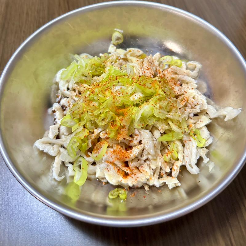 鶏皮ねぎポン酢(ベルクス 東墨田店)