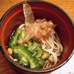 【コース】ゴーヤと納豆のネバネバうどん