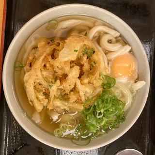 かき揚げ玉子うどん(かのや 新宿西口店 )