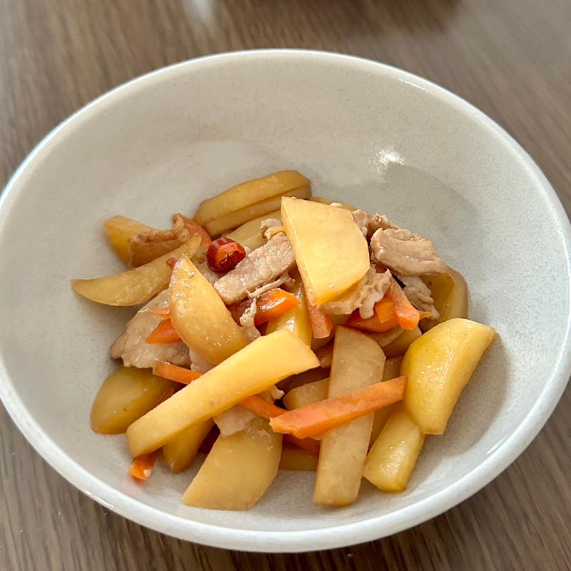 じゃがいもと豚肉のきんぴら(ベルクス 東墨田店)