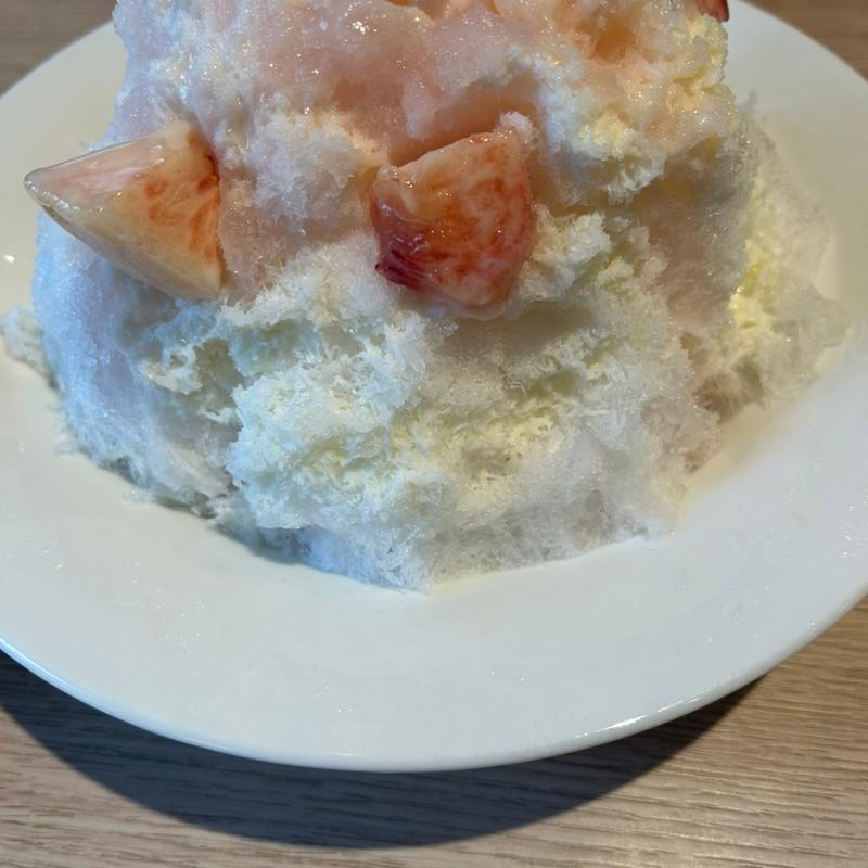 氷　桃ミルク(デニーズ 千葉祐光店 )