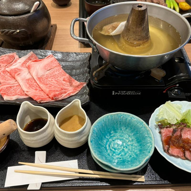 鹿児島リブロースしゃぶしゃぶ(しゃぶしゃぶ・ステーキ 和牛喜楽本店)