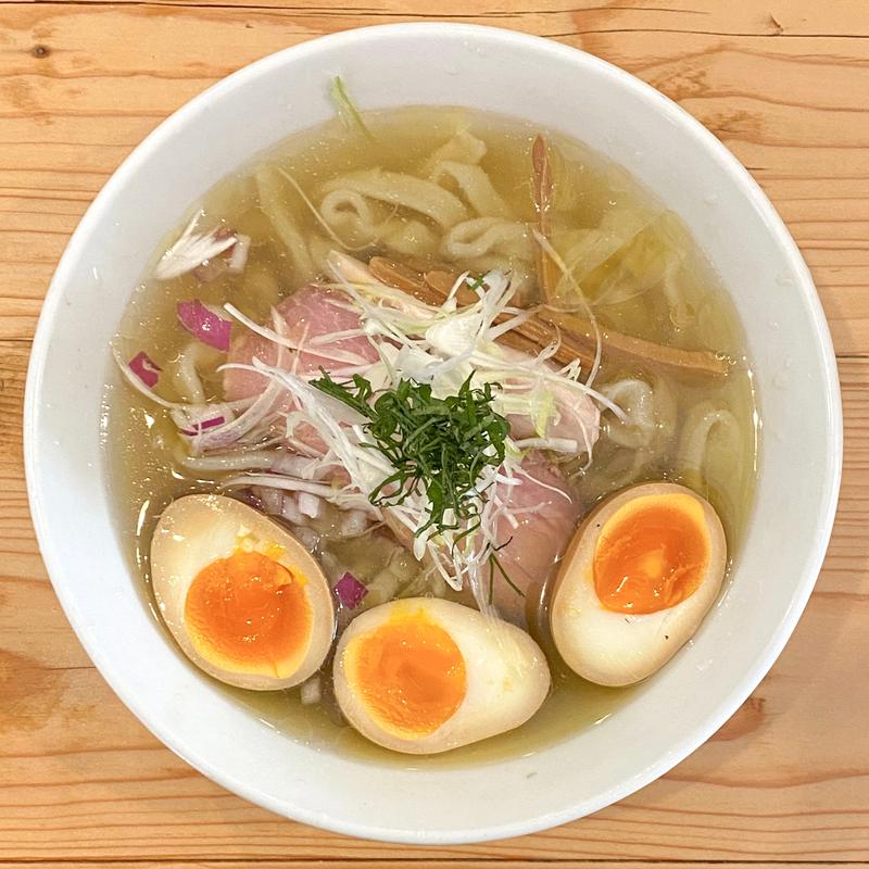 手打ち冷やし塩ラーメン(麺屋いえろう)