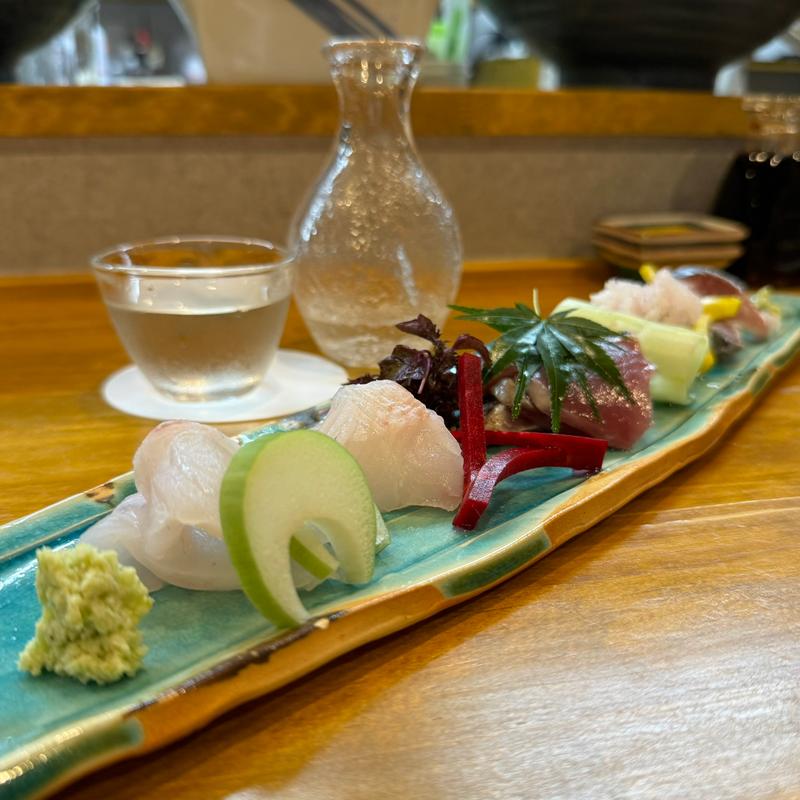 刺身盛り合わせ(池下料理店オオツボ)