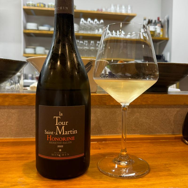 Domaine Minchin La Tour Saint Martin Honorine 2022(池下料理店オオツボ)