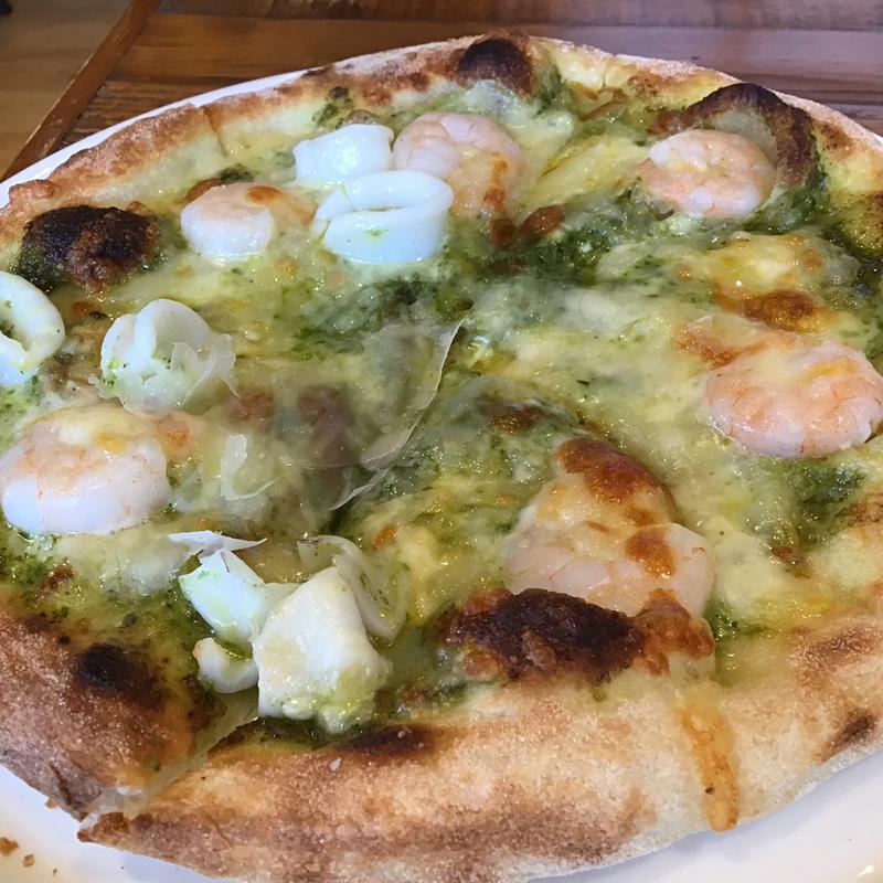 シーフードジェノベーゼ(赤い三角屋根 イタリアンカフェ)