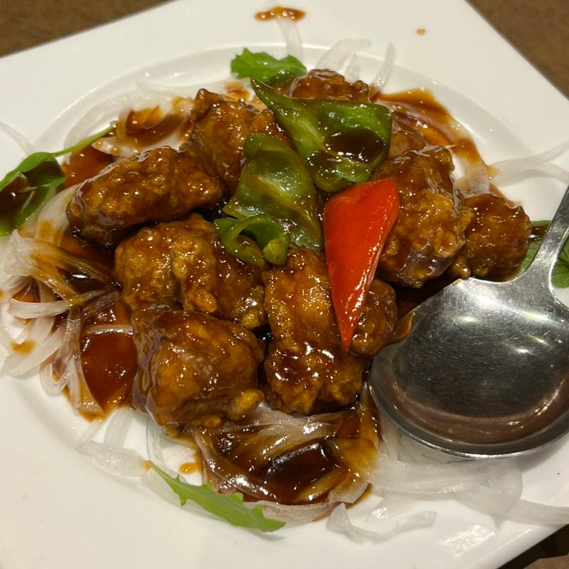 黒酢の酢豚(海鮮中華厨房 張家 チャンジャ 北京閣)