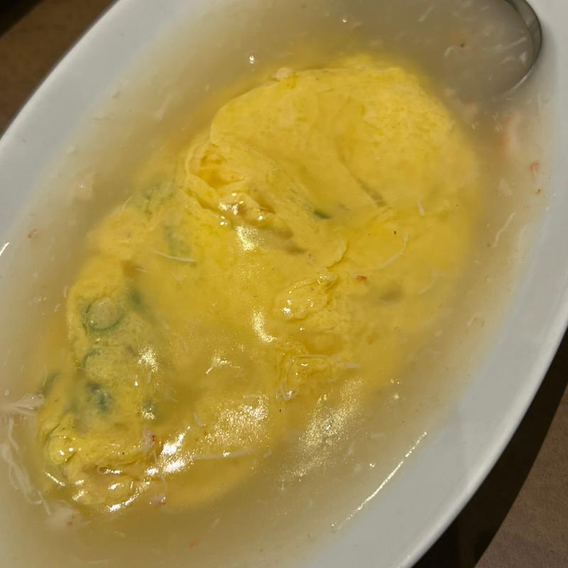 ふんわりオムレツ風かに玉(海鮮中華厨房 張家 チャンジャ 北京閣)
