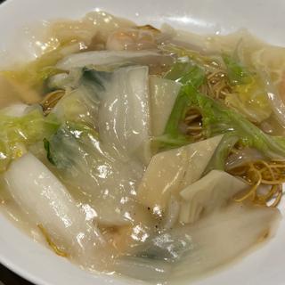海鮮あんかけ焼そば(海鮮中華厨房 張家 チャンジャ 北京閣)