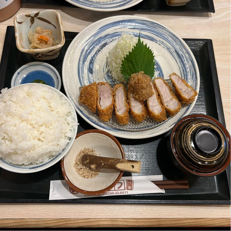ジンジャーかつ定食(とんかつ 八海 )