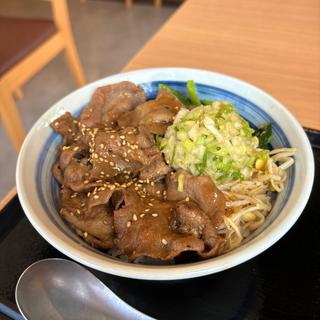 ねぎ塩牛タン丼（並）肉増(焼きたてのかるび 北本店)