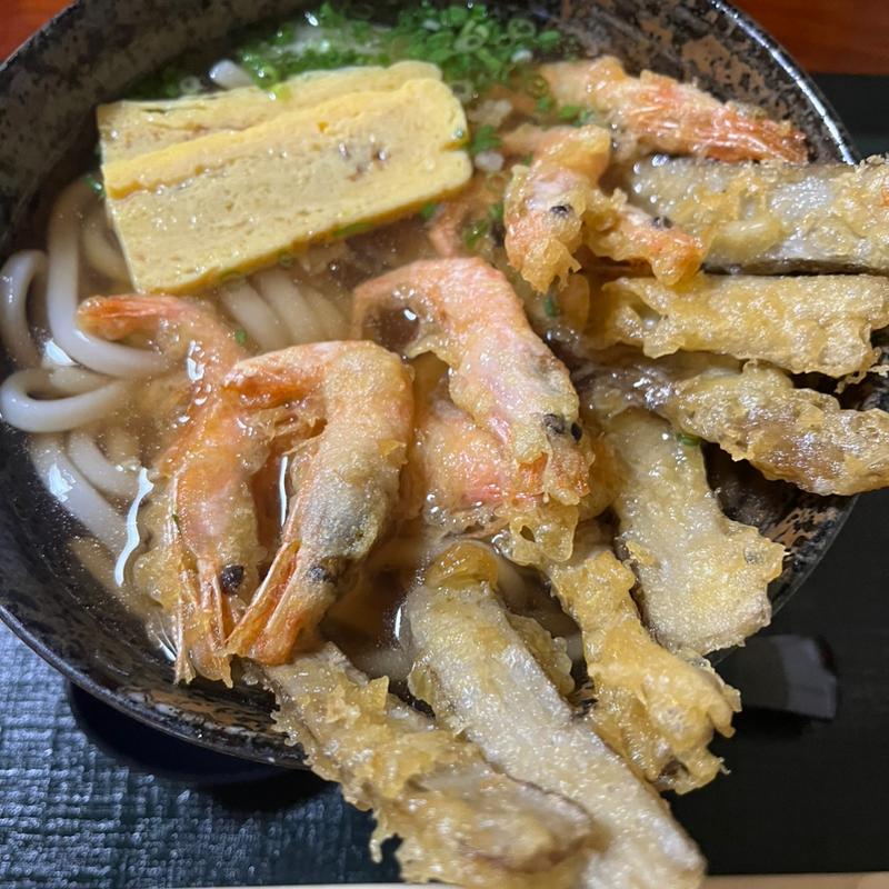 海老ごぼう天(三日月庵)