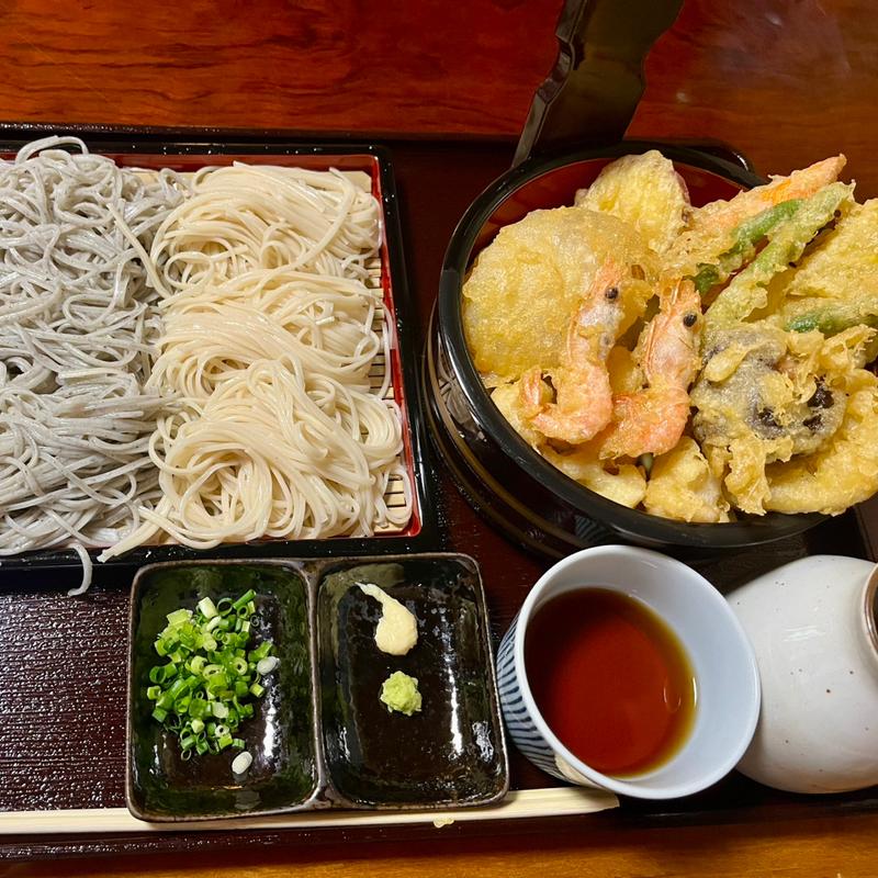 天ざる胡麻素麺(三日月庵)