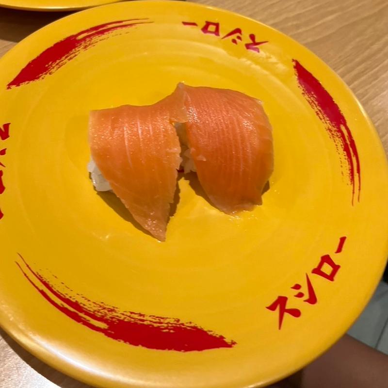 サーモン(スシロー 難波アムザ店)