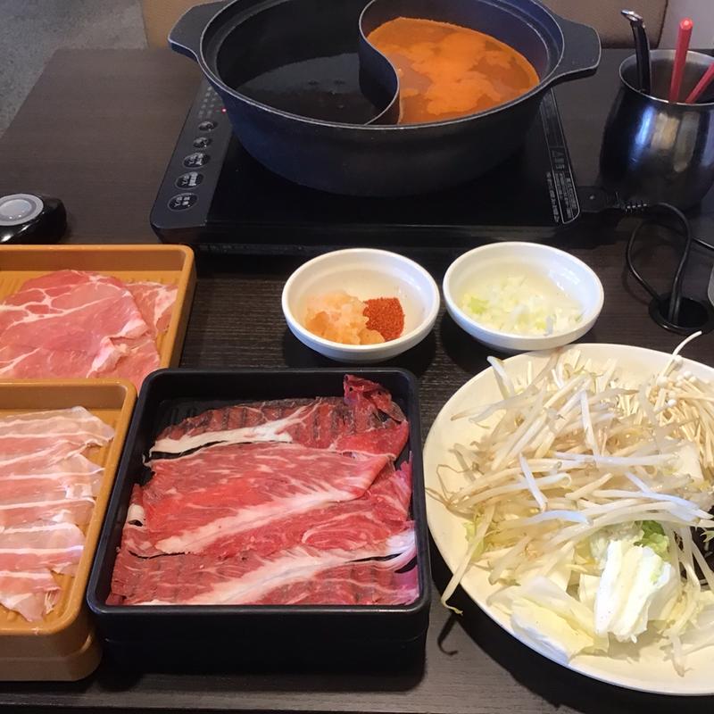 牛　豚しゃぶしゃぶ(しゃぶ葉 アトレ川崎店)