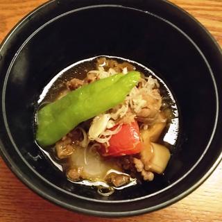 【コース】牛しぐれトマト煮(和食処 大ばん （わしょくどころ おおばん）)