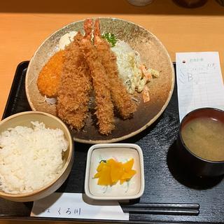 ミックスフライB定食(旬菜　くろ川 )