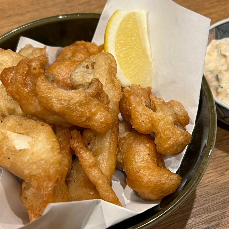 太刀魚とエリンギのフリット ガリしそタルタル(みかん 今里店)