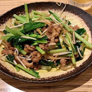 牛バラ青菜オイスター炒め(たけすみ )