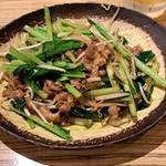 牛バラ青菜オイスター炒め