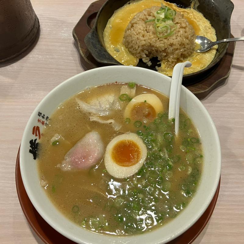 味玉ラーメン(ラーメン横綱 千葉ニュータウン店)
