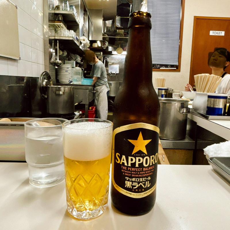 ビール(小瓶)(支那そば いしはら)