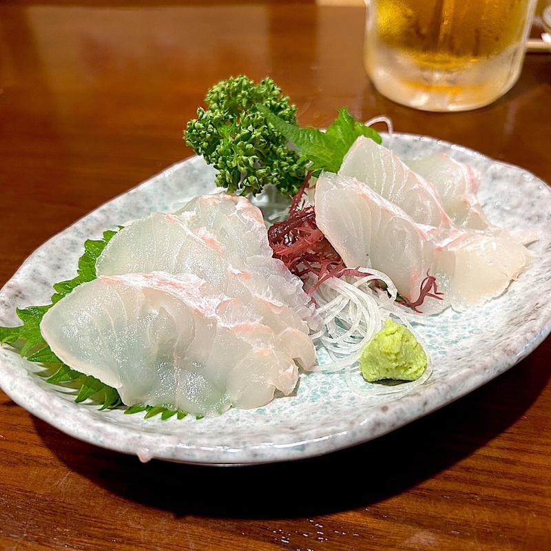 活〆平目刺身(なか善)