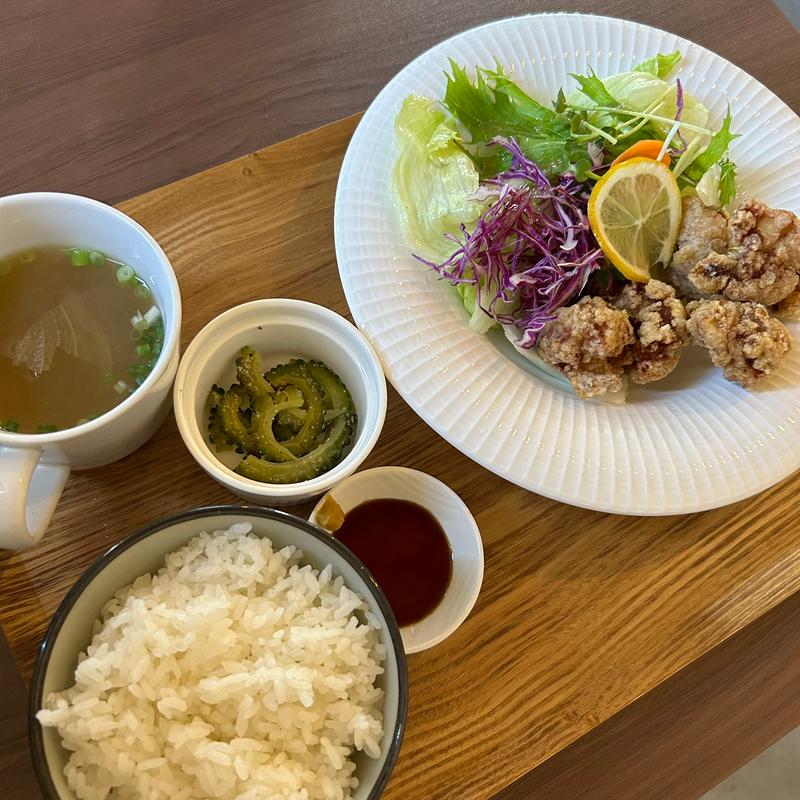 Okibiの唐揚げランチ(季節の外ごはんOkibi)