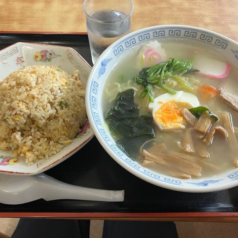 五目ラーメンチャーハンセット(喜楽亭食堂 )