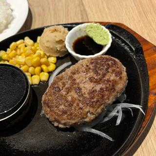 黒毛和牛ハンバーグステーキ（シングル）(やながわ精肉店)