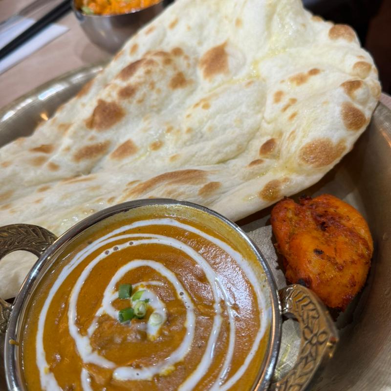 Cセットにチキンテッカ(タージマハル エベレスト シマカレー 茨木店)