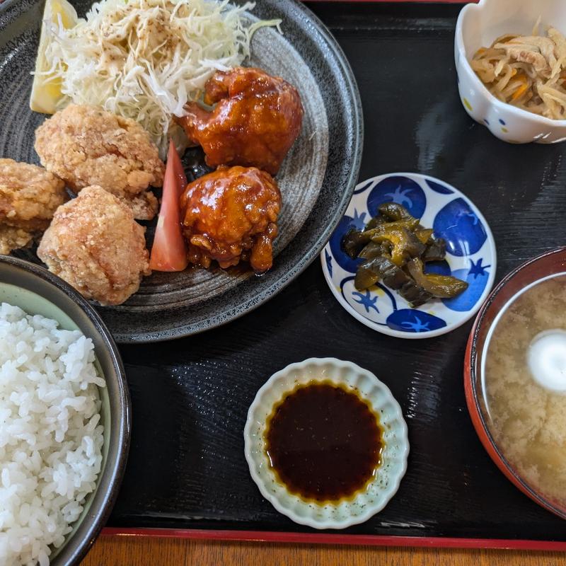唐揚げ3＆2盛合せ定食(ごはん職人六兵衛 )