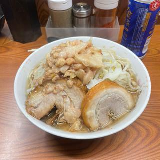 小ラーメン＋豚1枚(ラーメン二郎 亀戸店 （らーめんじろう）)