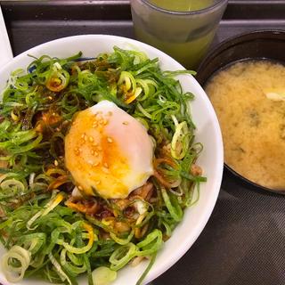 ネギたっぷり旨辛ネギたま牛めし 並(松屋 下総中山店)