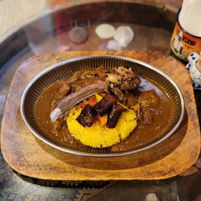 鹿チョップカレー(カレー屋ヌンクイ)