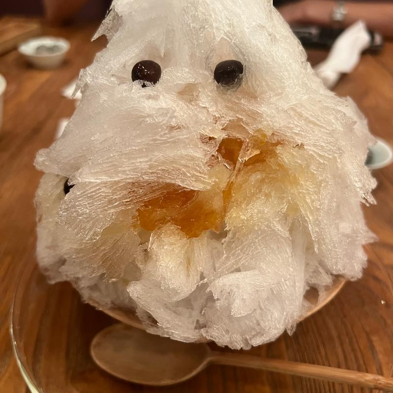 夏みかんのかき氷(HIGASHIYA GINZA)