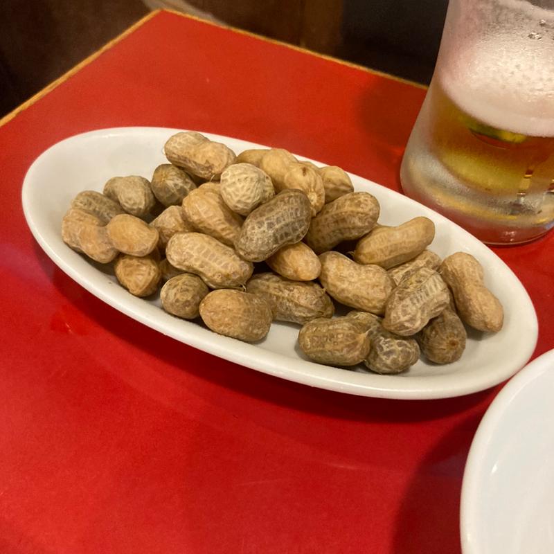 茹でピーナッツ(餃子屋弐ノ弐警固店)