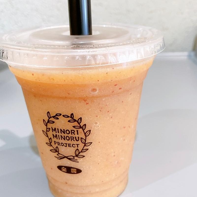 桃のスムージー(みのりカフェ元気市広島店)