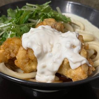 タル鶏天ぶっかけうどん(いぶきうどん 吉祥寺店)
