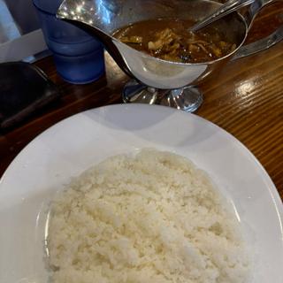 印度ベーコンキノコカレー(カリカル 新橋本店)